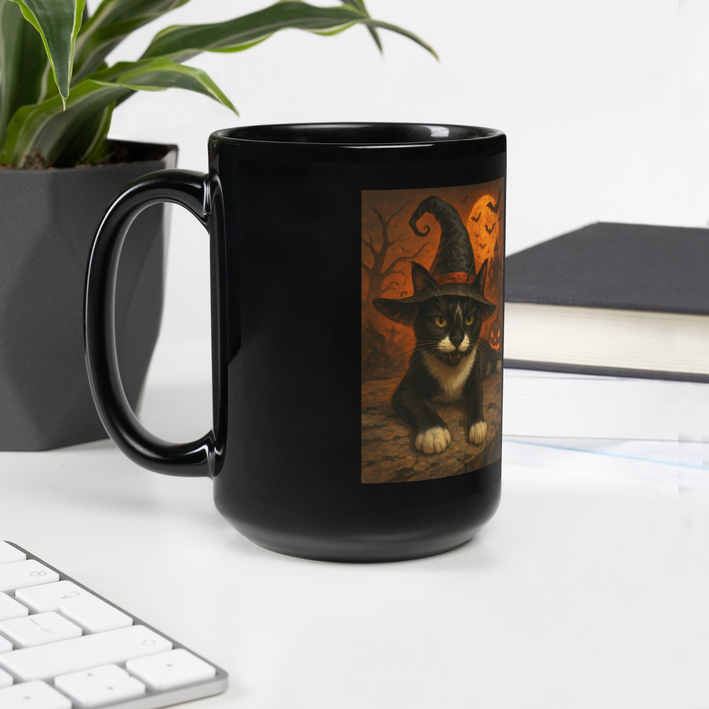 Black Glossy Mug