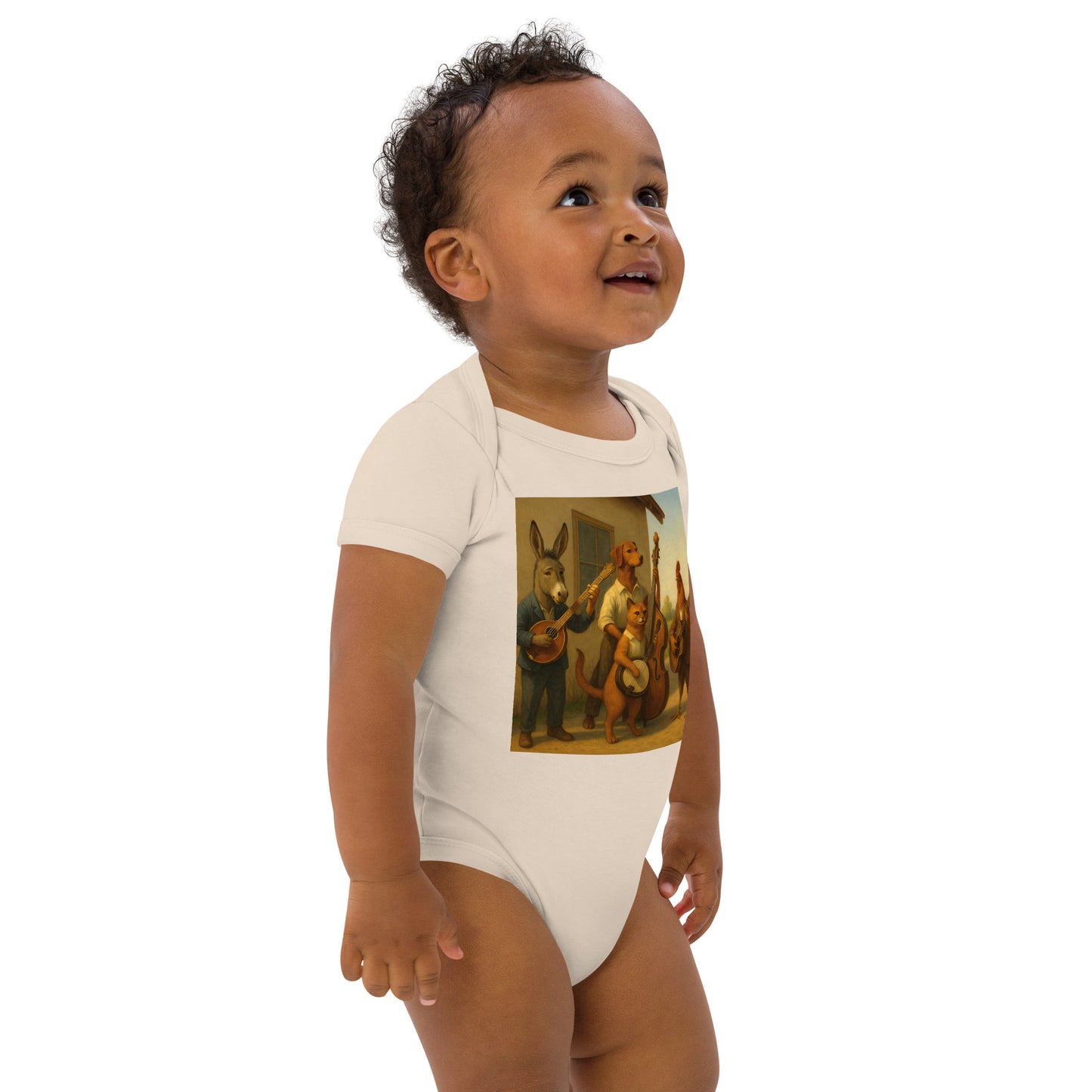 Organic cotton baby bodysuit