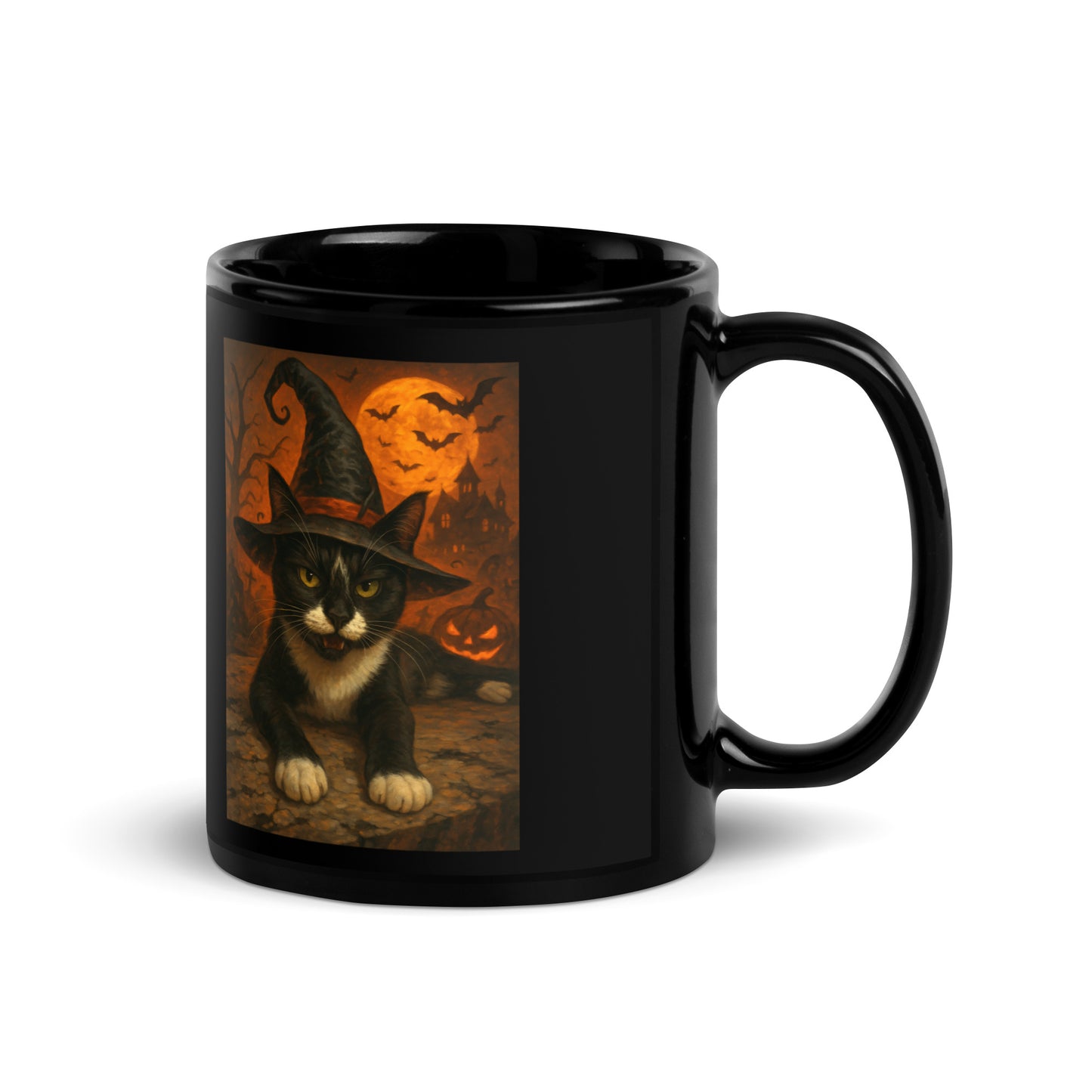 Black Glossy Mug