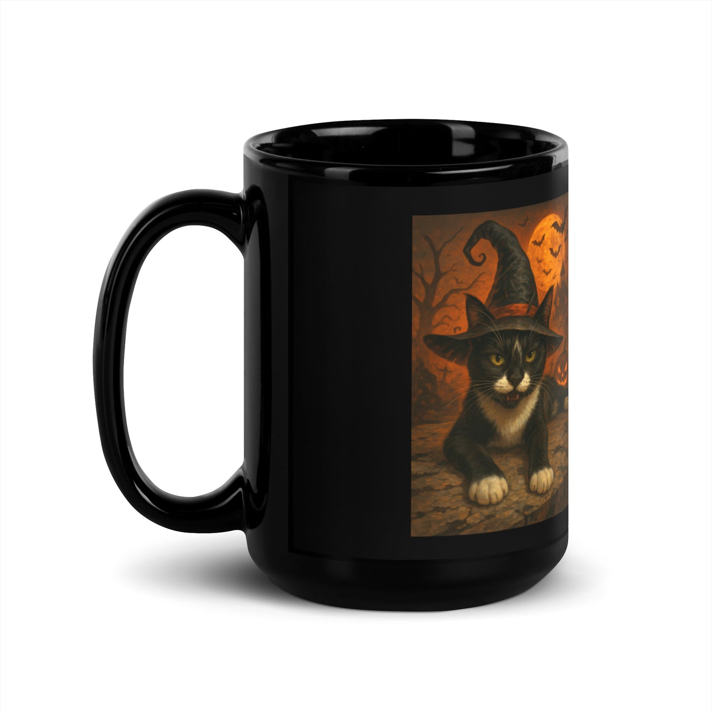 Black Glossy Mug