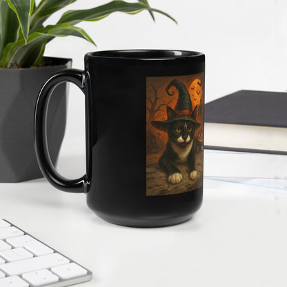 Black Glossy Mug