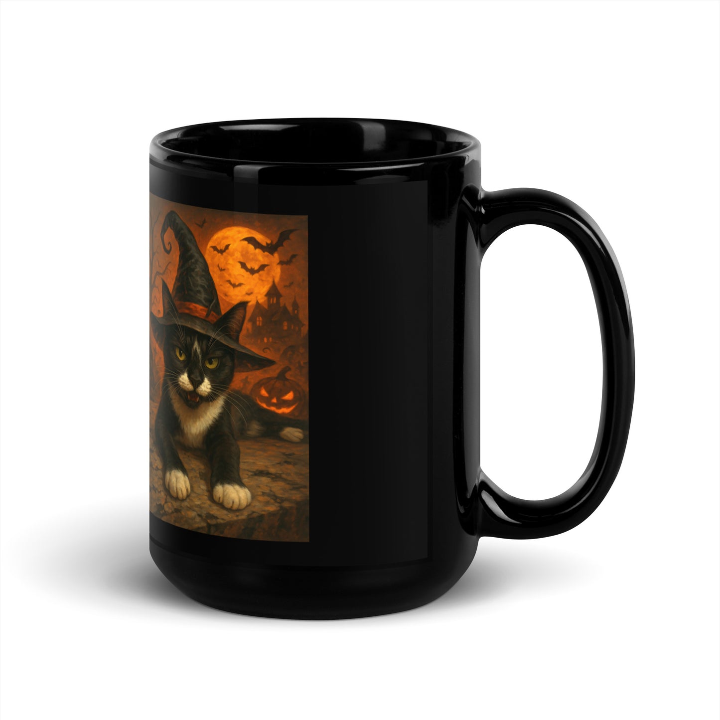 Black Glossy Mug