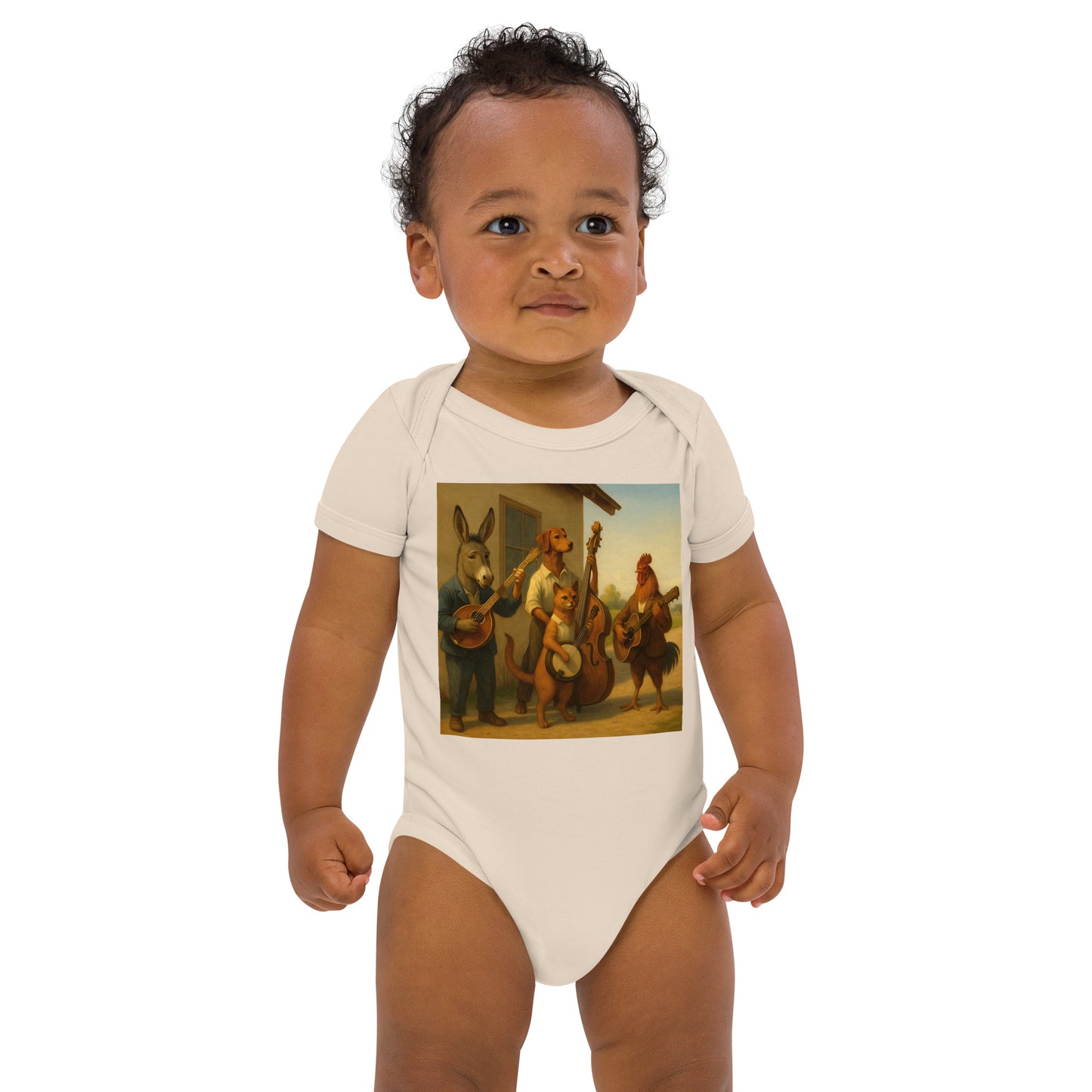 Organic cotton baby bodysuit