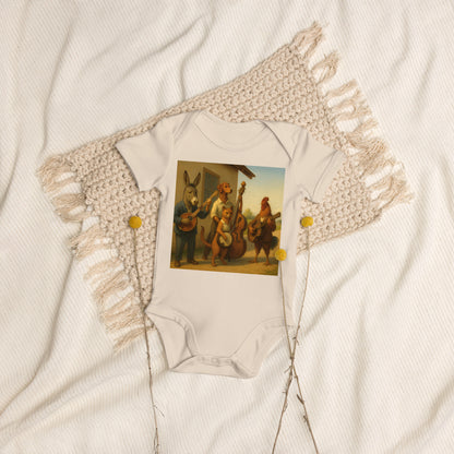 Organic cotton baby bodysuit