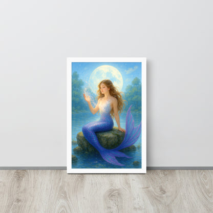 Framed photo paper poster