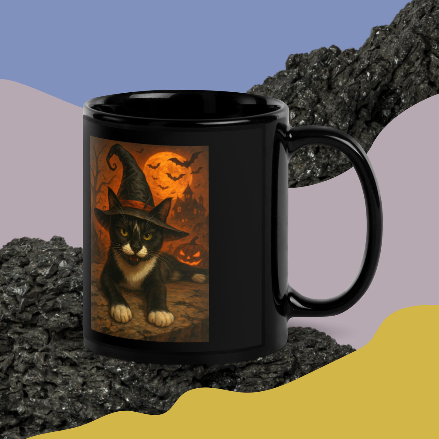 Black Glossy Mug