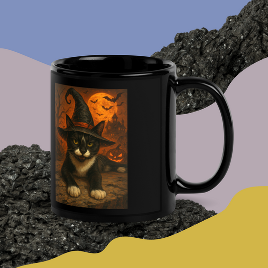Black Glossy Mug